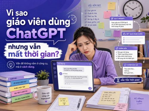 Vì sao giáo viên dùng ChatGPT nhưng vẫn mất thời gian?