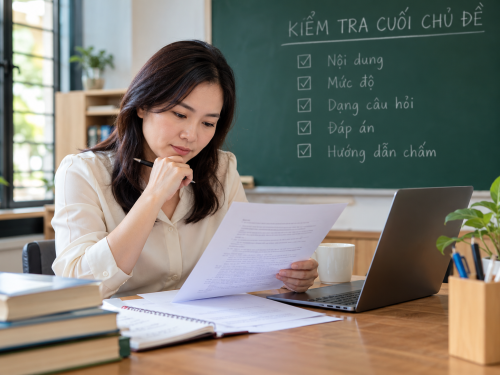 Dùng AI ra đề kiểm tra: 7 bước giáo viên cần kiểm tra